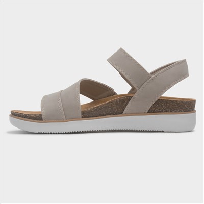 Lifted Comfort Womens Taupe Sandal