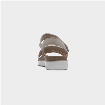 Lifted Comfort Womens Taupe Sandal
