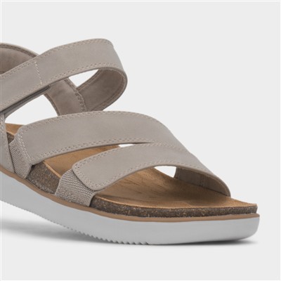 Lifted Comfort Womens Taupe Sandal
