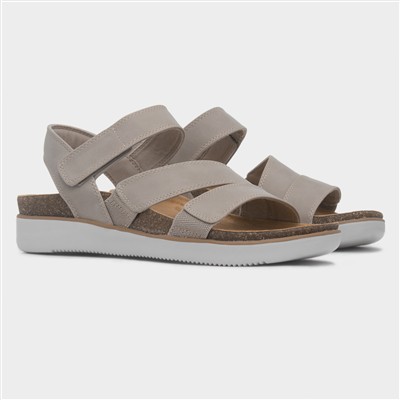 Lifted Comfort Womens Taupe Sandal