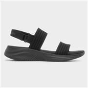 Skechers Ultra Flex Womens Black Vegan Sandal (Click For Details)