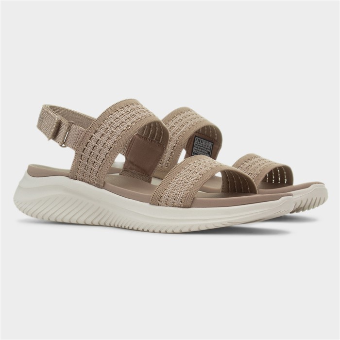 Ultra Flex Womens Mocha Vegan Sandal
