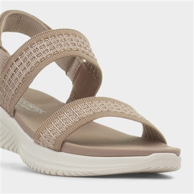 Ultra Flex Womens Mocha Vegan Sandal
