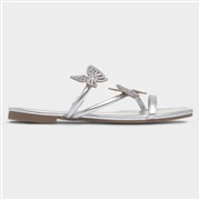 Truffle Collection Flutter Womens Silver Sandal (Click For Details)