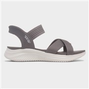 Skechers Slip Ins Ultra Flex Womens Taupe Sandal (Click For Details)