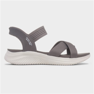 Slip Ins Ultra Flex Womens Taupe Sandal