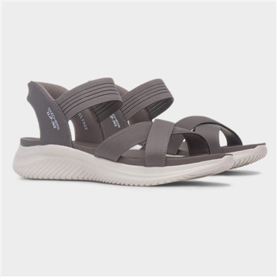 Slip Ins Ultra Flex Womens Taupe Sandal