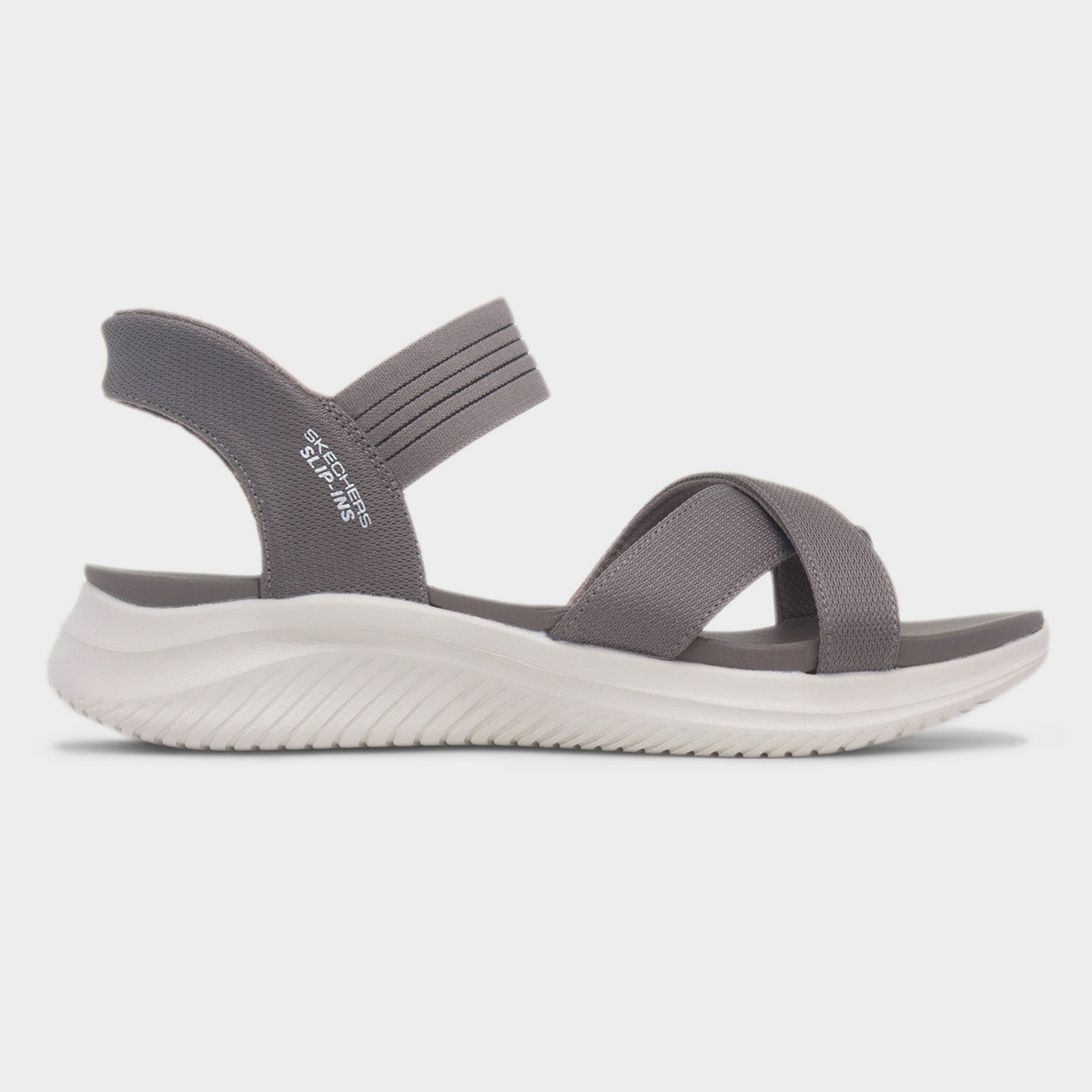 Slip Ins Ultra Flex Womens Taupe Sandal