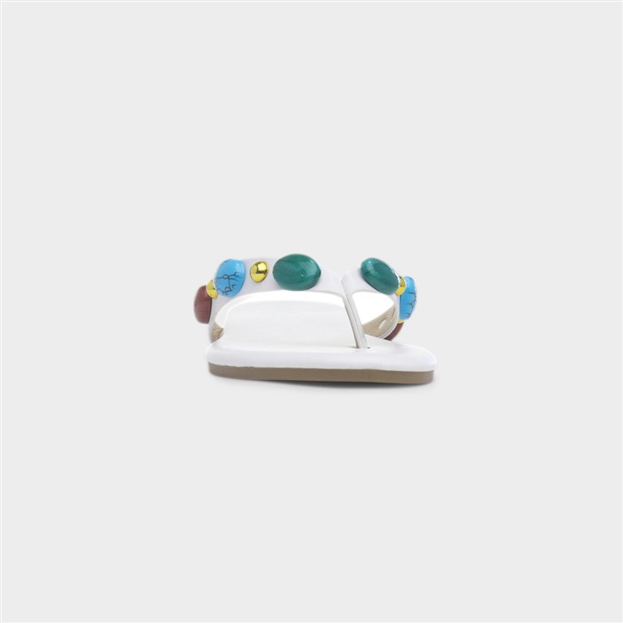 Juniper Womens White Sandal