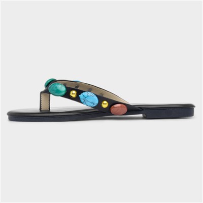Juniper Womens Black Sandal