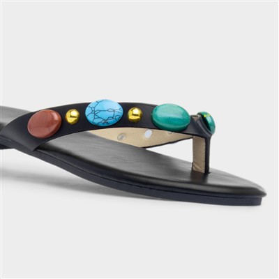 Juniper Womens Black Sandal