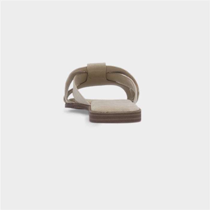 Womens Taupe Wide Fit Sandal
