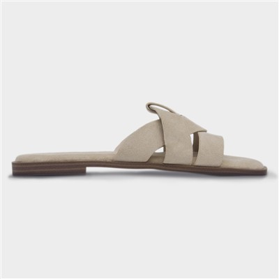 Womens Taupe Wide Fit Sandal
