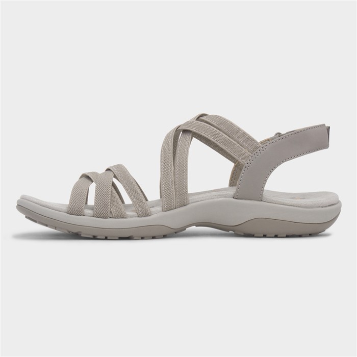 Reggae Slim Summer Womens Taupe Sandal