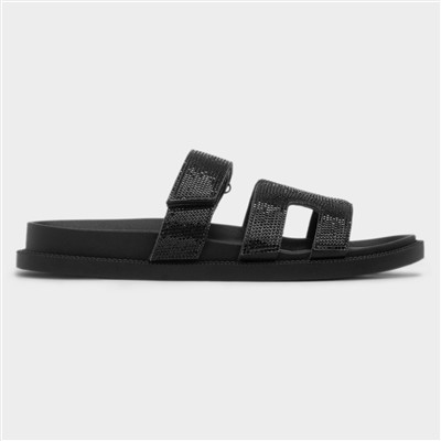 Alora Womens Black Sandal