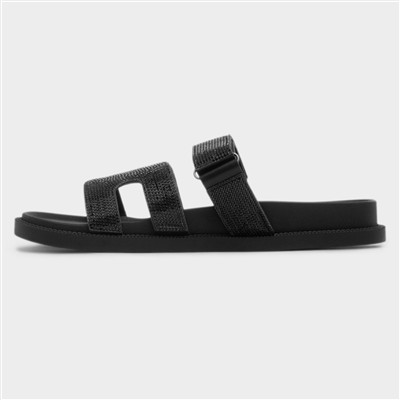 Alora Womens Black Sandal
