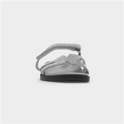 Alora Womens Silver Sandal