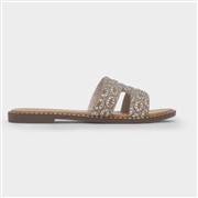 Truffle Collection Nicky Womens Gold Mule Sandal (Click For Details)