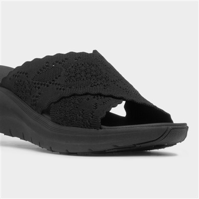 Arch Fit Womens Black Mule Sandal