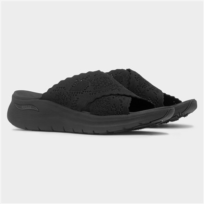 Arch Fit Womens Black Mule Sandal