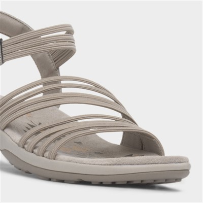 Reggae Slim Womens Taupe Sandal