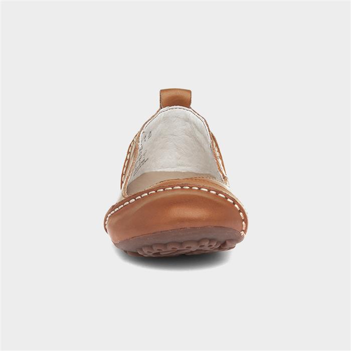 Janessa Womens Tan Ballerina Shoe