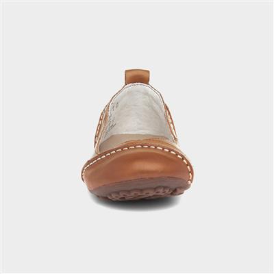 Janessa Womens Tan Ballerina