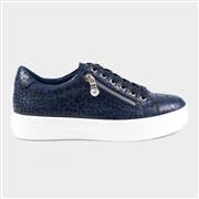 Lunar Charm Womens Navy Casual Trainer (Click For Details)