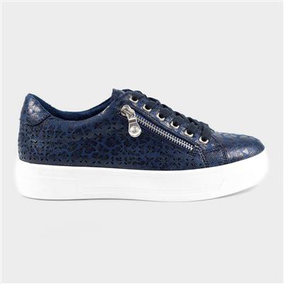 Charm Womens Navy Casual Trainer