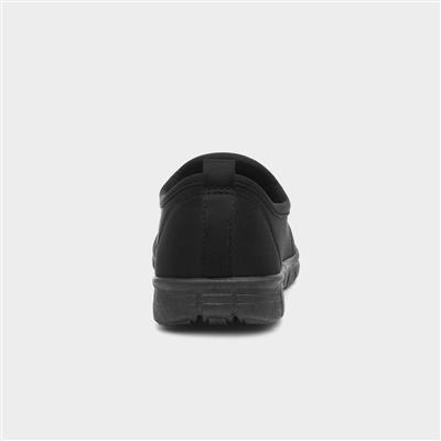 Dolly Womens Casual Slip On Pump in Black