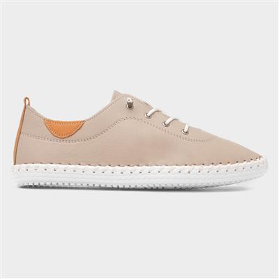 Womens Navy Casual Wedge Shoe
