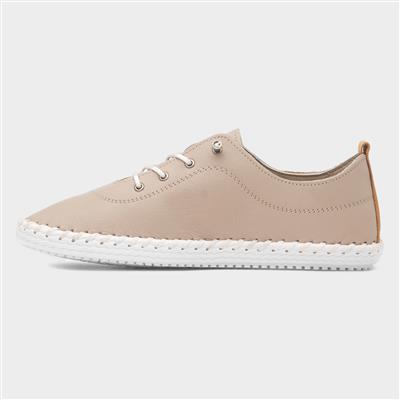 St Ives Womens Stone Leather Casual Shoe