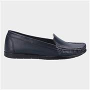 Fleet & Foster Tiggy Womens Navy Leather Loafer (Click For Details)