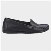 Fleet & Foster Tiggy Womens Black Leather Loafer (Click For Details)