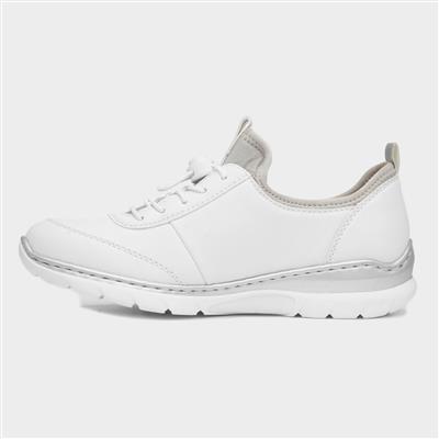 Antistress Womens White Toggle Shoe