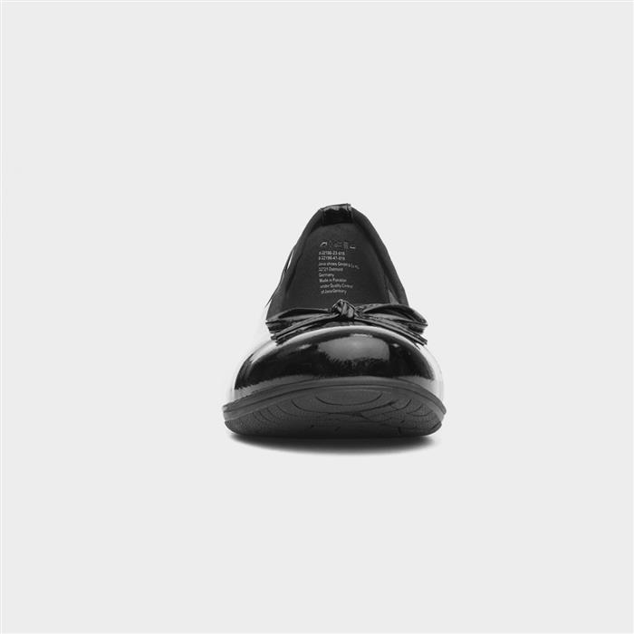 Penny Womens Black Wide Fit Ballerina