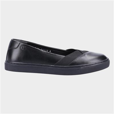 Womens Tiffany Black Leather Shoe