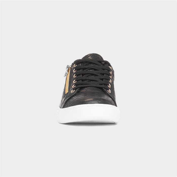 Gym Womens Black Lace Up Shoe