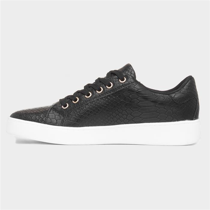 Gym Womens Black Lace Up Shoe
