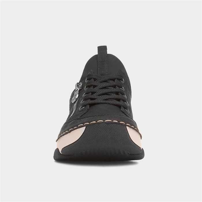 Stuttgart Antistress Womens Black Zip Shoe