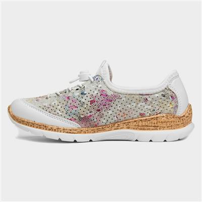 Antistress Womens White Multi Casual Shoe