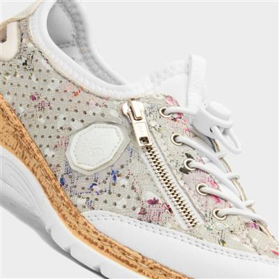 Antistress Womens White Multi Casual Shoe