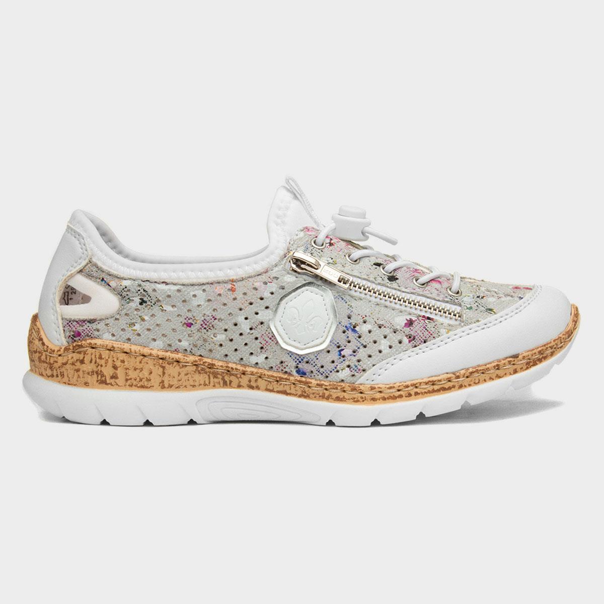 Antistress Womens White Multi Casual Shoe