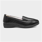 Comfort Plus Sally Womens Black Shoe (Click For Details)