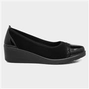 Softlites Womens Black Wedge Shoe (Click For Details)
