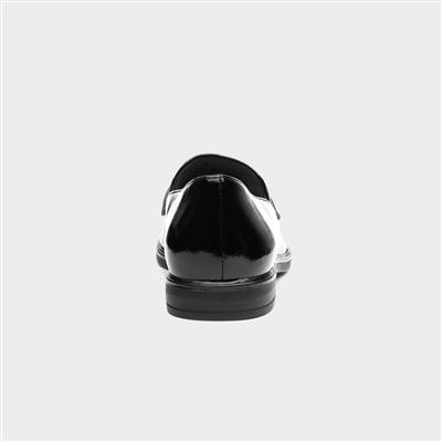 Womens Black Patent Loafers