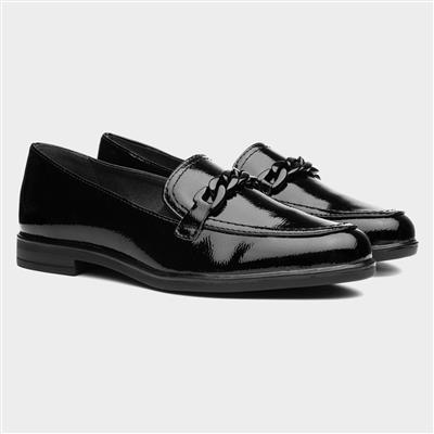 Womens Black Patent Loafers