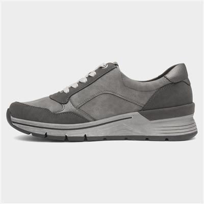 Isabella Womens Grey Casual Shoe