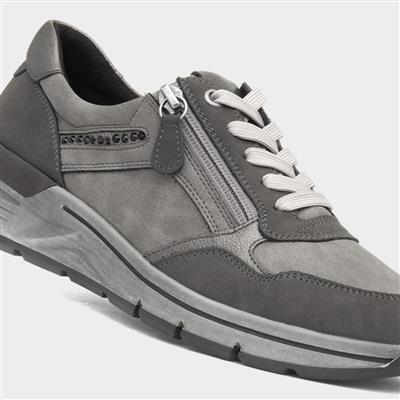 Isabella Womens Grey Casual Shoe