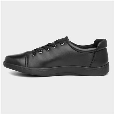 Adley Womens Black Lace Up Shoe